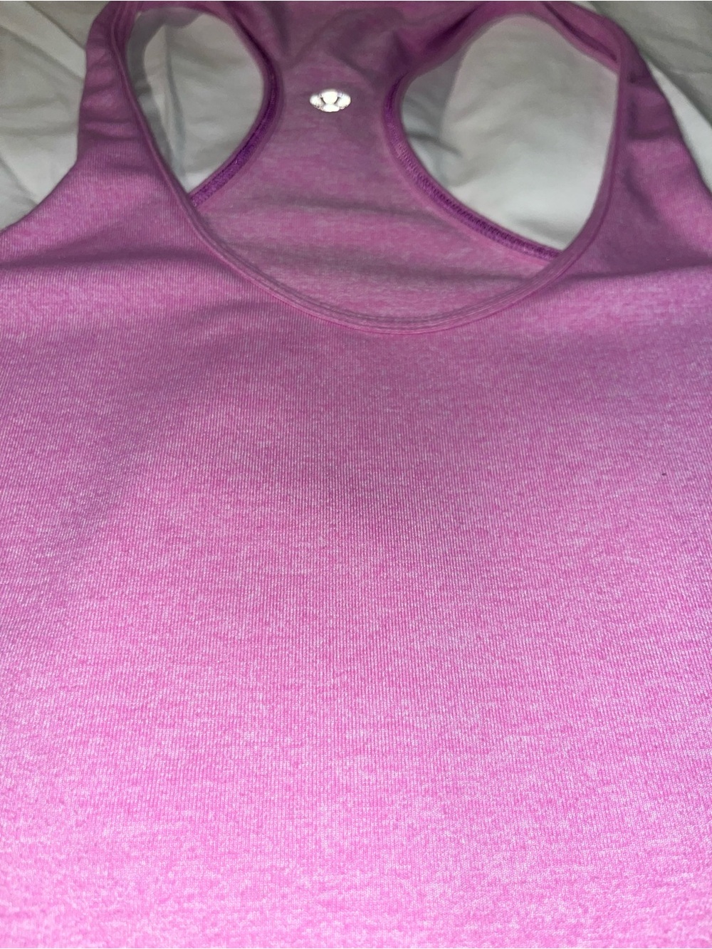 lululemon athletica Heathered Pink Racerback Tank - Picture 4 of 12